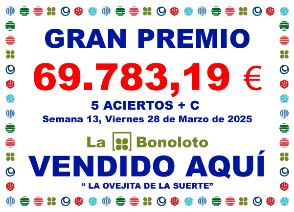 La Ovejita de la Suerte - GRAN PREMIO 1